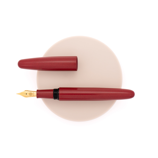 Wancher Dream Pen True Ebonite Penna Stilografica Sand Red & Oro