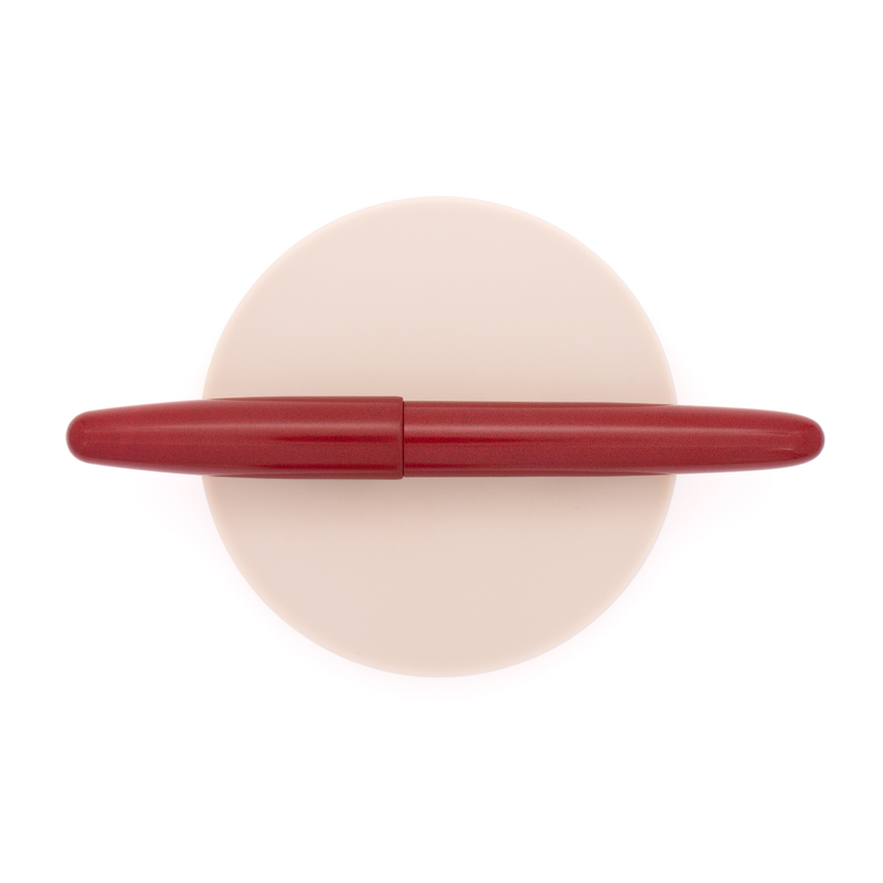 Wancher Wancher Dream Pen True Ebonite Fountain Pen Sand Red & Rhodium