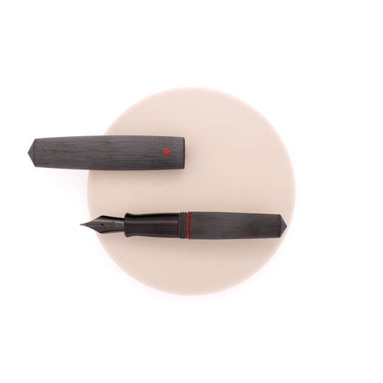 Gravitas Pocket Fountain Pen Pultruded Carbon Fiber Eyedropper