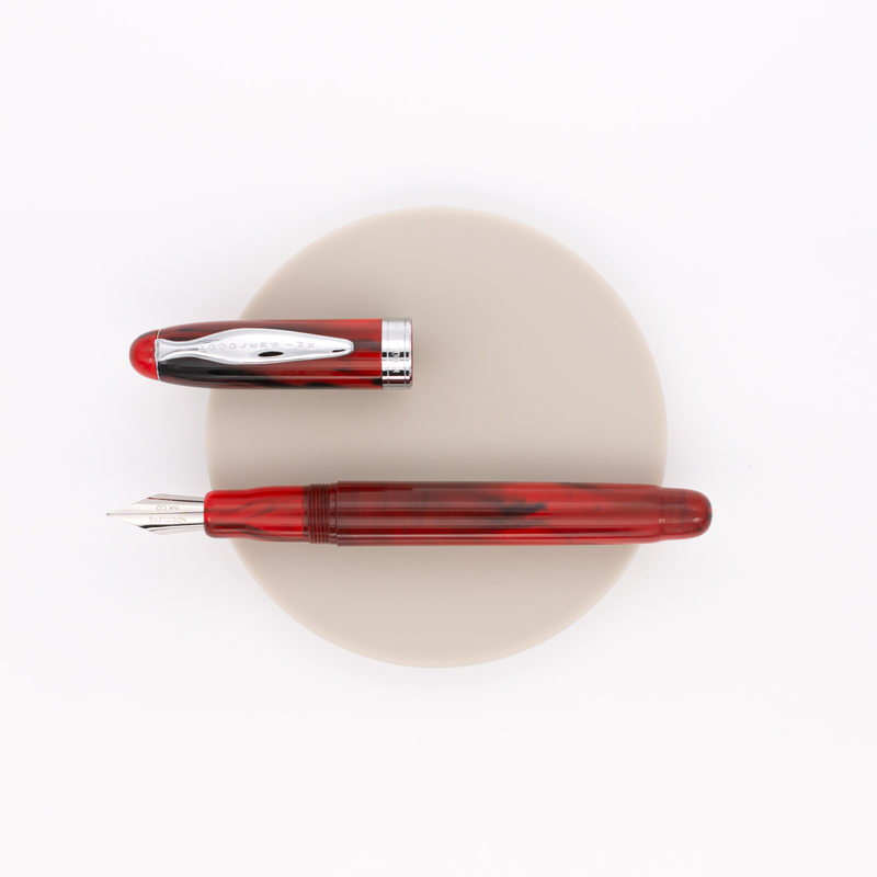Noodler's Ahab Fountain Pen Cardinal Darkness