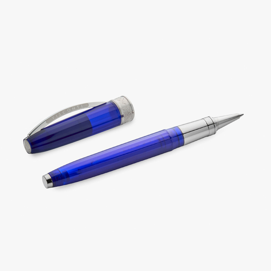 Visconti Michelangelo Rollerball Pen Translucent Blue