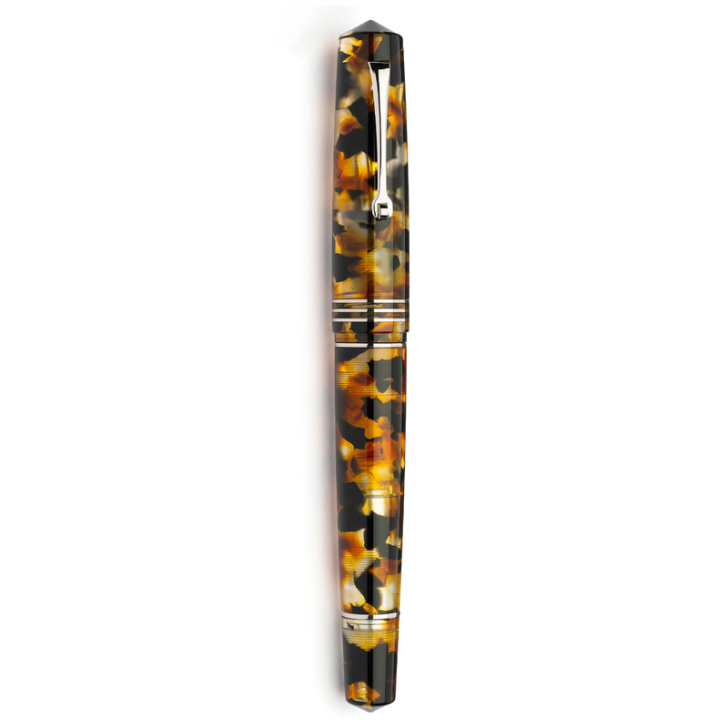 Leonardo Officina Italiana Leonardo Momento Zero Grande 2.0 Fountain Pen Sottobosco & Rhodium No. 8 Nib