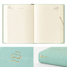 Midori Midori Hibino 2026 Diary A6 Blue Green