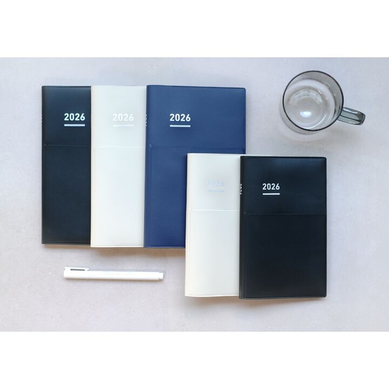 Kokuyo Kokuyo Jibun Techo Biz 2026 A5 Slim Beige