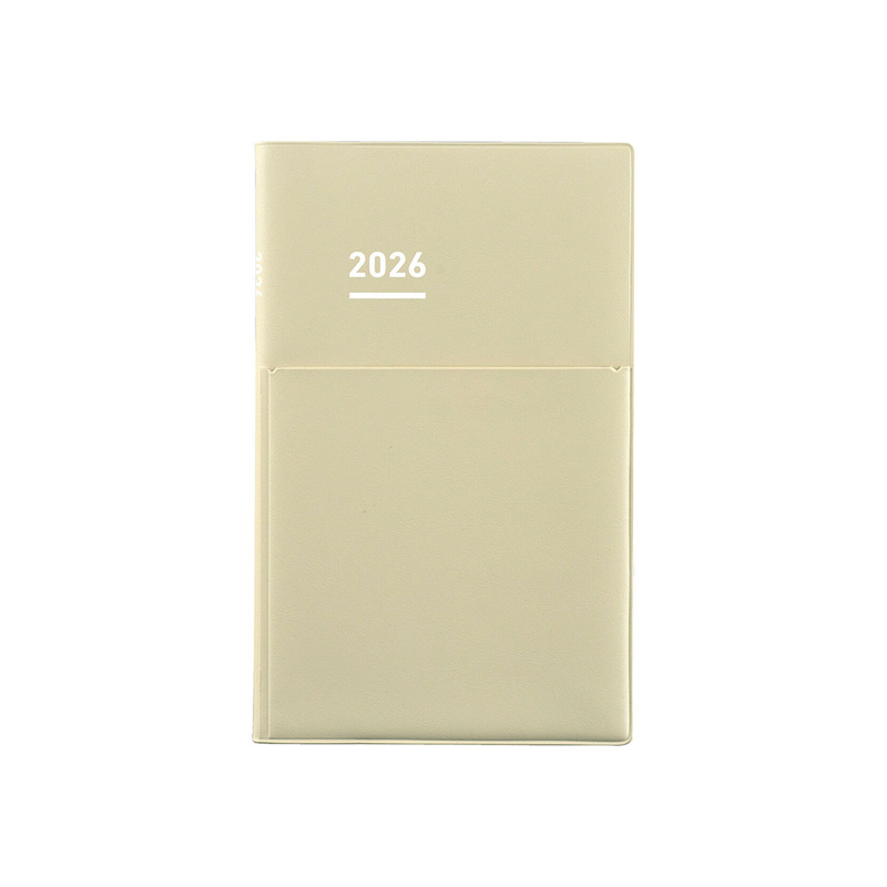 Kokuyo Kokuyo Jibun Techo Biz mini Agenda 2025 B6 Slim Beige