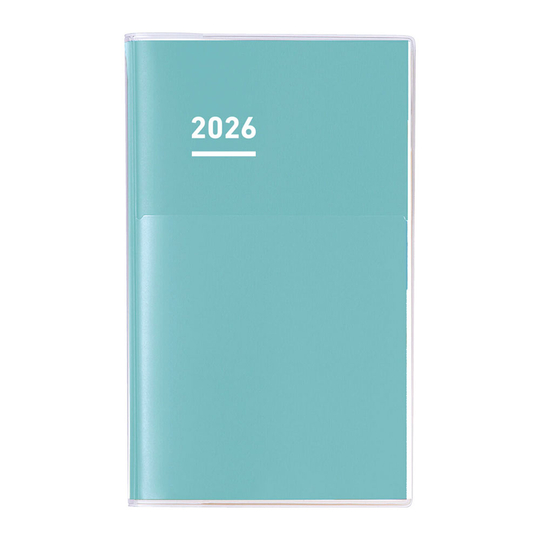 Kokuyo Jibun Techo Diary 2026 A5 Slim Green