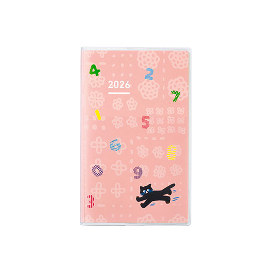 Kokuyo Jibun Techo Days mini 2026 B6 Slim SOU.SOU Pink