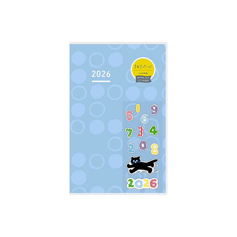 Kokuyo Kokuyo Jibun Techo Days mini Agenda 2026 B6 Slim SOU.SOU Blue