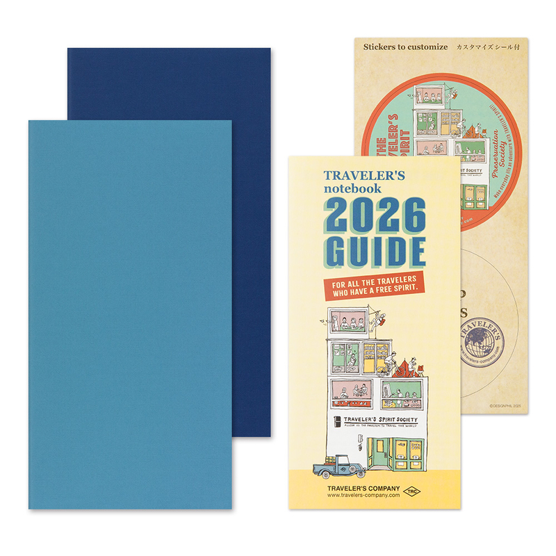 Traveler's Company Traveler's Notebook Refill 2026 Weekly + Memo Diary Regular Size