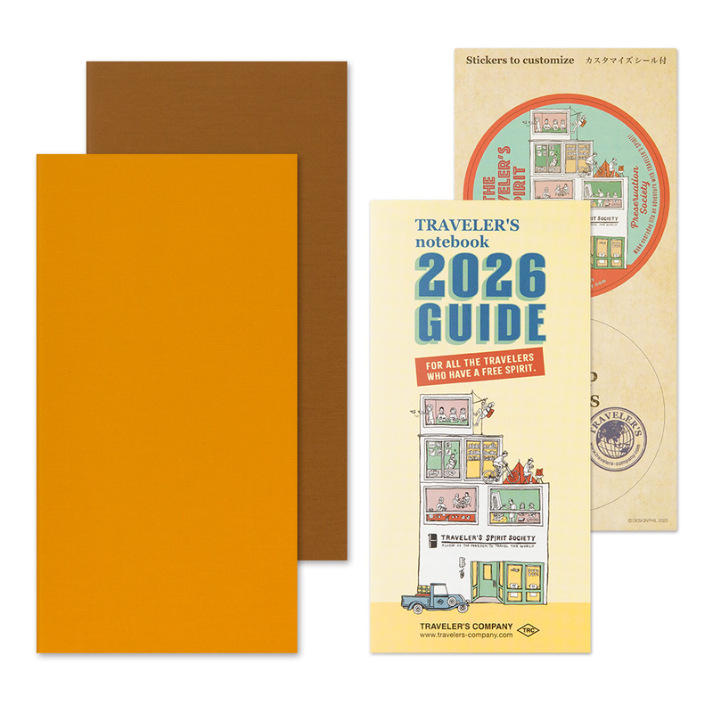 Traveler's Company Traveler's Notebook Refill 2026 Weekly Vertical Diary Regular Size