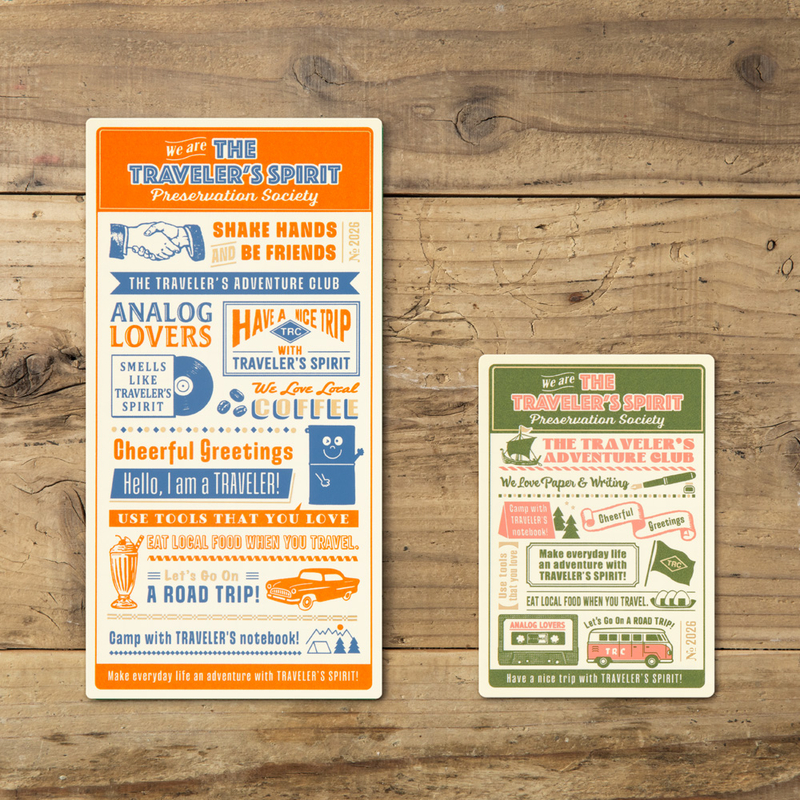 Traveler's Company Traveler's Notebook Plastic Sheet Underlay Regular Size 2026 Limited Edition