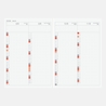 Hobonichi Hobonichi Techo Day-Free 2026 Agenda A6 Giornaliera