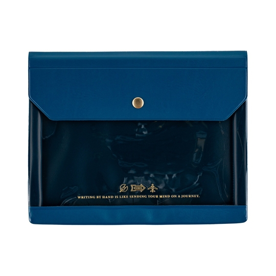 Hobonichi Alettone Document Case for A6 Size Navy