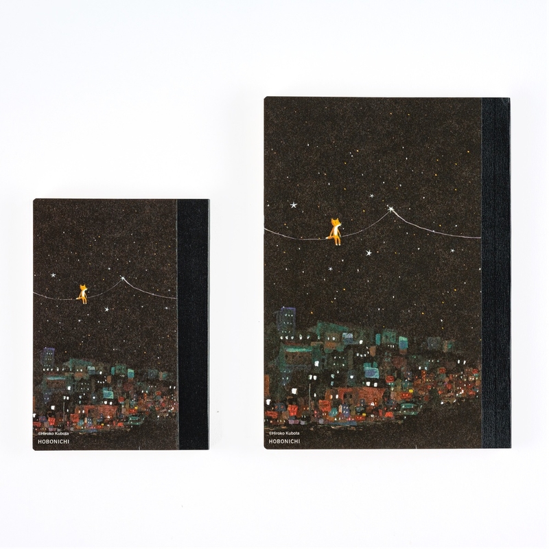 Hobonichi Hobonichi Graph Notebook A6 Hiroko Kubota: Another night of falling star sparklers Quadretti