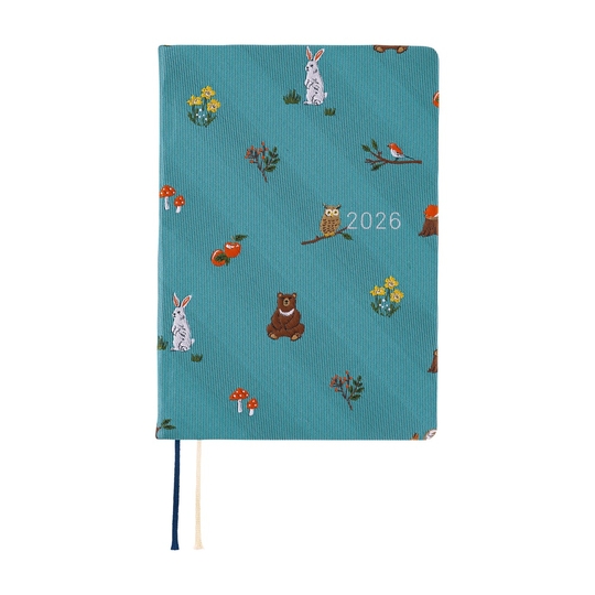 Hobonichi Hon A6 2026 Bow & Tie: In the Forest
