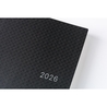 Hobonichi Hobonichi Hon A5 Paper Series: Black Gingham Agenda 2026 Giornaliera