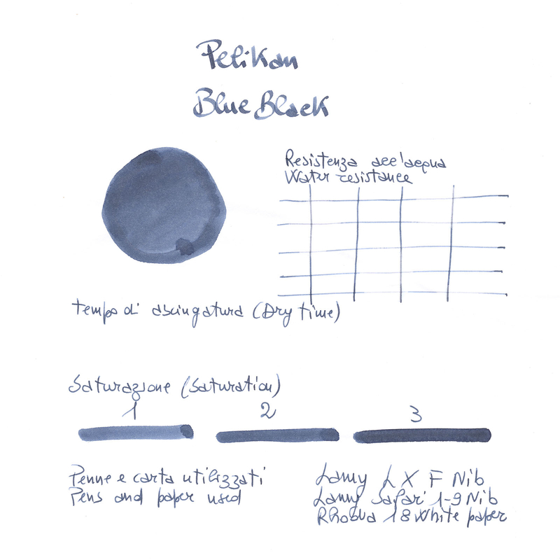 Pelikan 4001 Blue Black 6 Ink Cartridges
