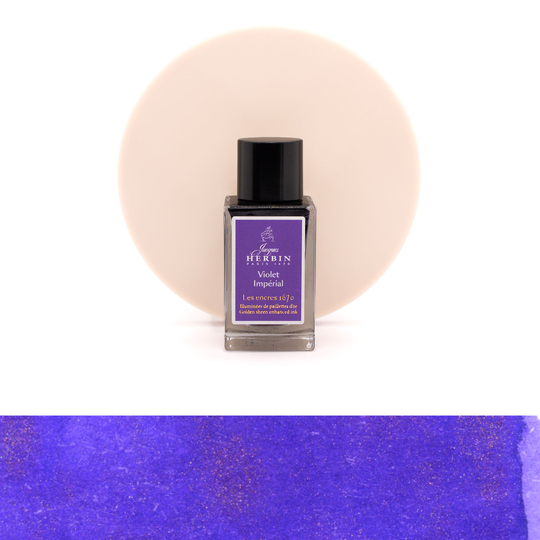 Herbin 1670 Violet Impérial Ink Bottle 15 ml