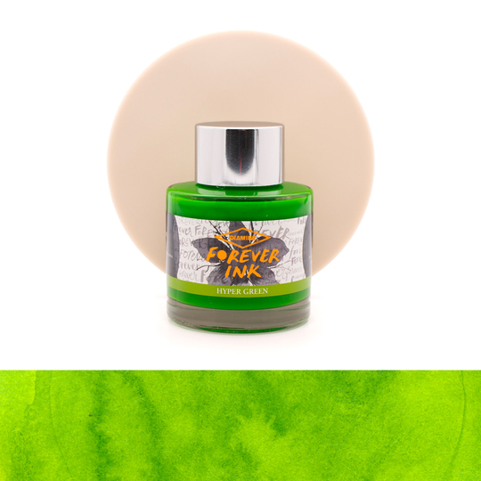 Diamine Forever Ink Hyper Green Ink Bottle 50 ml