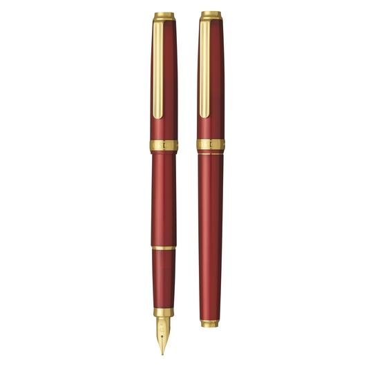 Platinum Biso Penna Stilografica Flame Red
