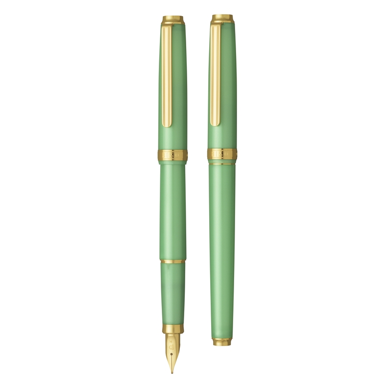 Platinum Platinum Biso Penna Stilografica Sparkle Mint Green Edizione Limitata