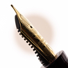 Leonardo Officina Italiana Leonardo Furore Penna Stilografica Acque Ambrate & Oro 14k