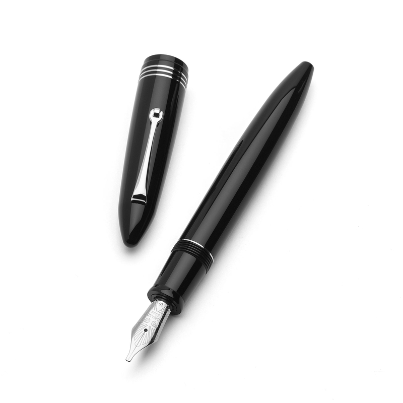 Leonardo Officina Italiana Leonardo Furore Penna Stilografica Notte di Furore & Rodio