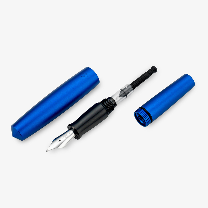 Gravitas Gravitas Pocket Aluminium Penna Stilografica Blu