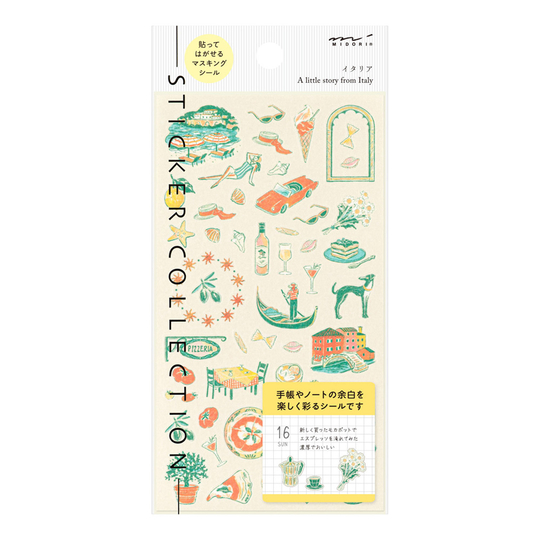 Midori Stickers Italian Motifs