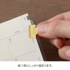 Midori Midori Chiratto Index Clip S Brass