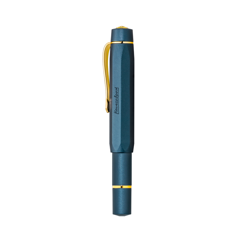 Kaweco Kaweco Sport Piston Filler Starter Set Fountain Pen & Ink Navy & Gold