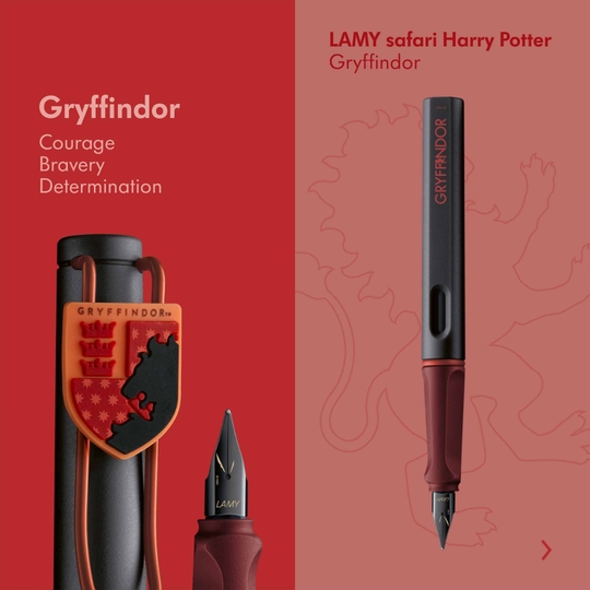 Lamy x Harry Potter Safari Fountain Pen Gryffindor Special Edition