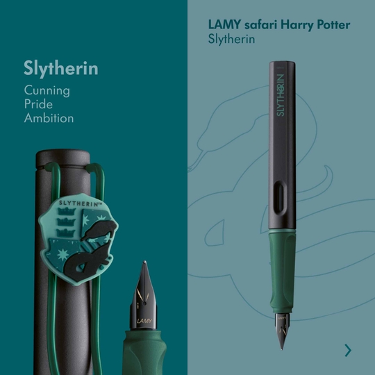 Lamy x Harry Potter Safari Fountain Pen Slytherin Special Edition