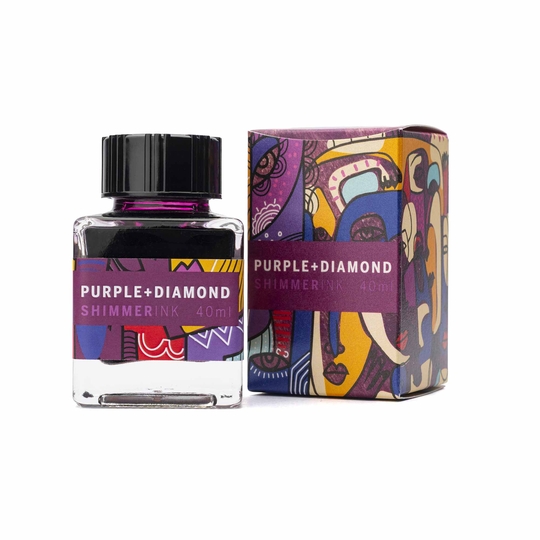 Leonardo Purple Diamond Ink Bottle 40 ml