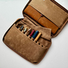 Kyoku Haku Kyoku Haku Pen Case for 10 Pens with Notebook Daruma Black