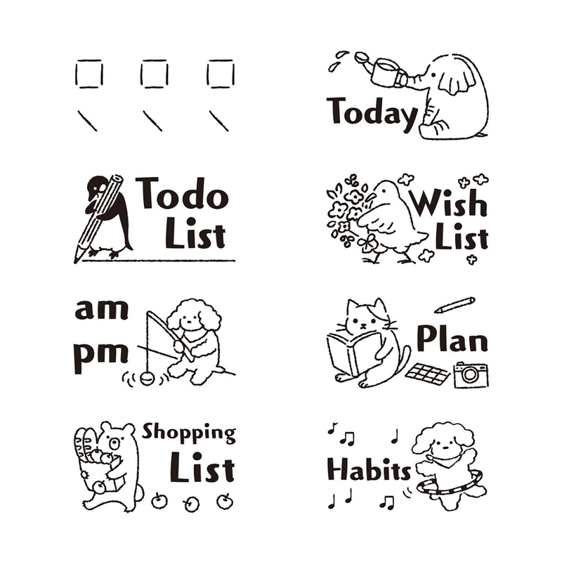 Midori Midori Paintable Rotating Stamp Dial List