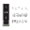 Midori Midori Paintable Stamp Roller Mountain View