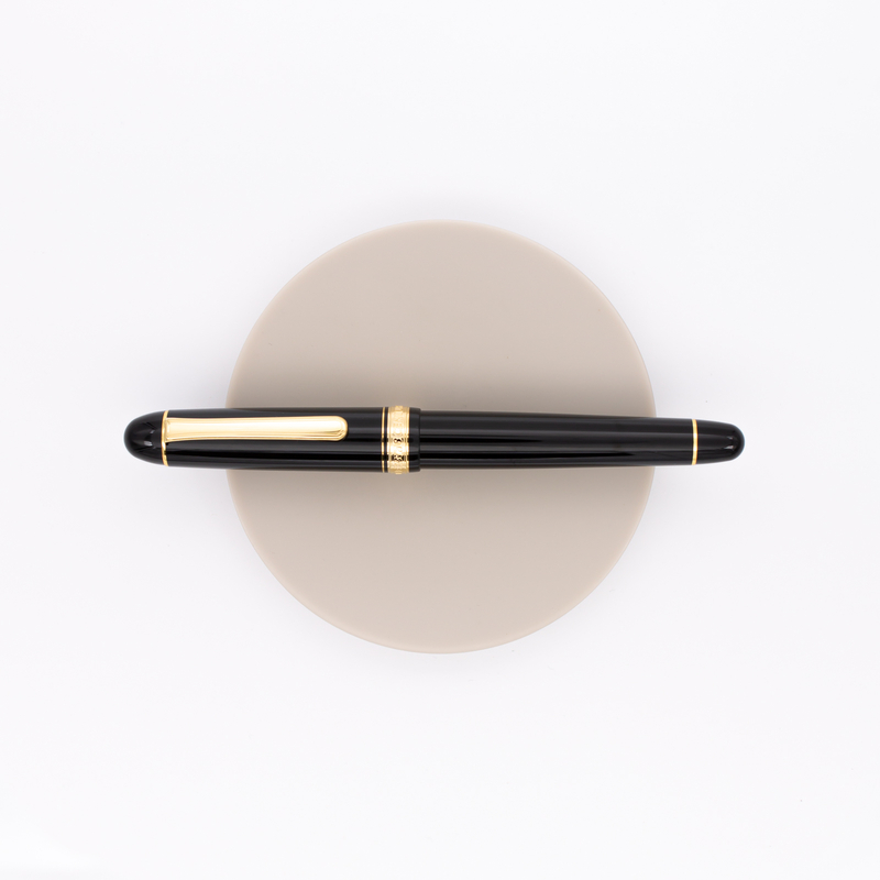 Platinum 3776 Century Penna Stilografica Nera Pennino Music