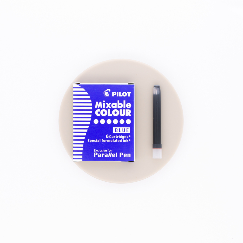 Pilot Mixable Colour Blue 6 Ink Cartridges for Parallel Pen