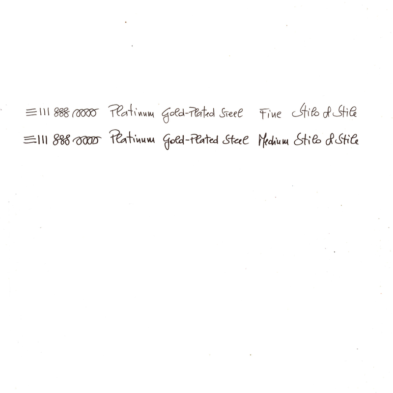 Platinum Platinum Biso Penna Stilografica Nebula Black