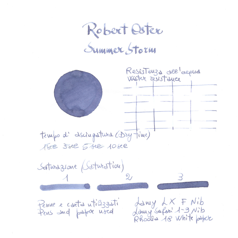 Robert Oster Summer Storm Ink Bottle 50 ml