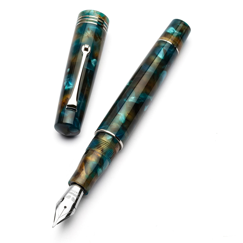 Leonardo Officina Italiana Leonardo Momento Zero Penna Stilografica Pausilya & Rodio 14k
