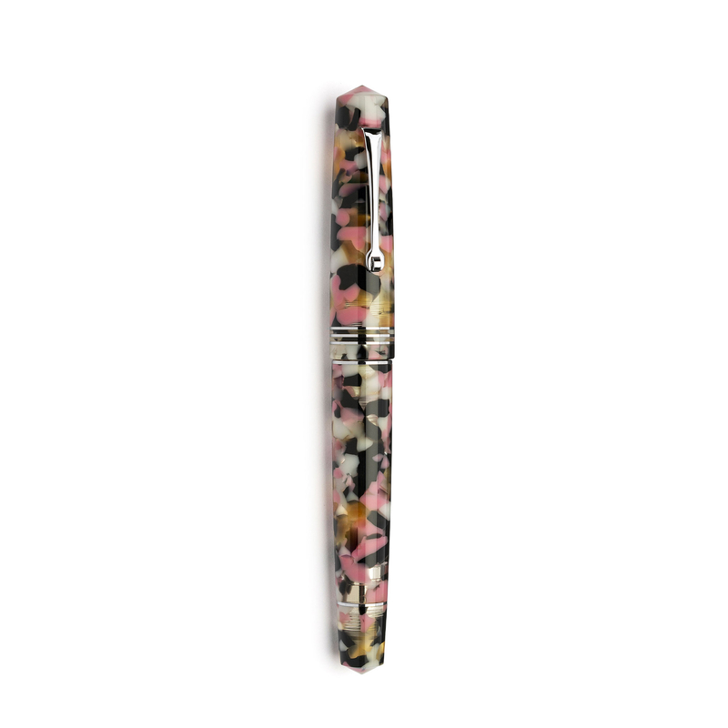 Leonardo Officina Italiana Leonardo Momento Zero Penna Stilografica Corricella & Rodio 14k