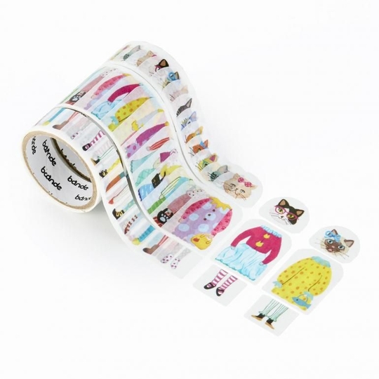 Bande Washi Tape Dress-up Cat Girls' Party