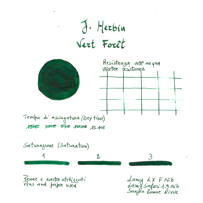 J. Herbin Herbin Vert Foret Inchiostro 30 ml