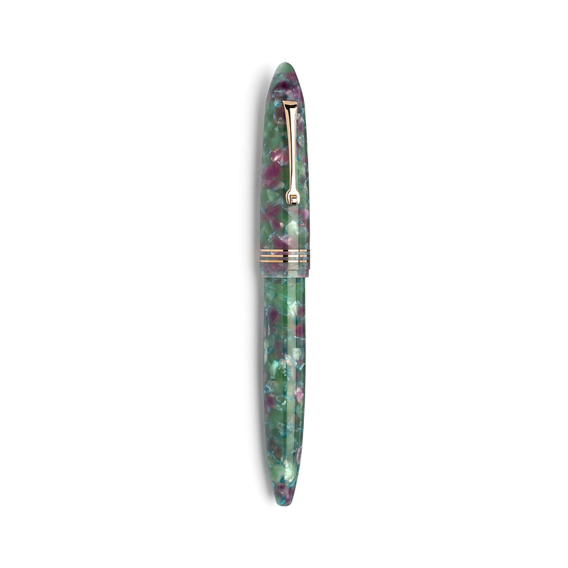 Leonardo Officina Italiana Leonardo Officina Italiana Furore Fountain Pen Aquapetra & Rose Gold 14 KT