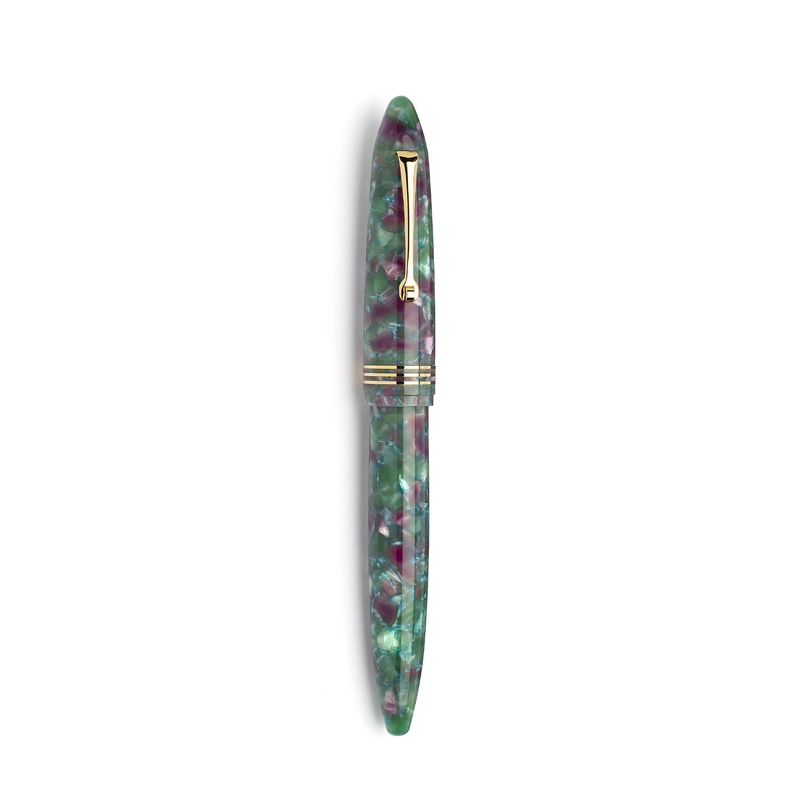 Leonardo Officina Italiana Leonardo Officina Italiana Furore Fountain Pen Aquapetra & Gold 14 KT