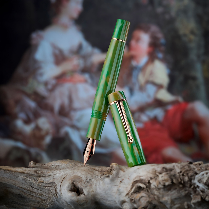 Delta Delta Signs of Time Fountain Pen Rococò