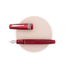 Radius Radius Settimo Penna Stilografica Italia Rossa & Rodio Edizione Limitata