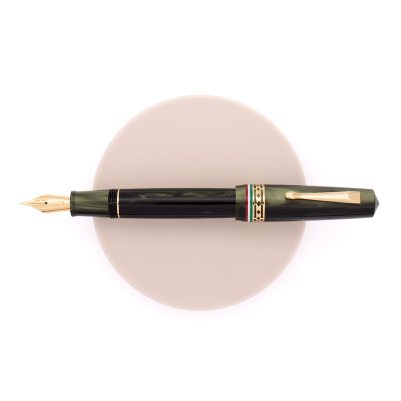 Radius Radius Settimo Penna Stilografica Italia Verde & Oro Edizione Limitata